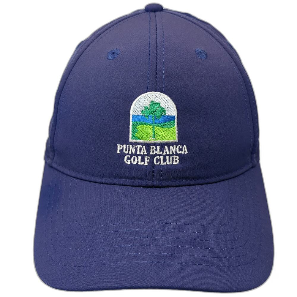 4FANS Baseball Cap Blue OSFM Punta Blanca Golf Club Embroidered Adjustable Hat